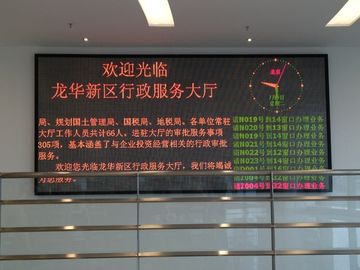 Dual Tri Color Programmable Scrolling LED Sign voor binnenhal